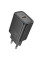 Мережевий зарядний пристрій (зарядка) Hoco N62 Gentle PD30W (1USB-C) - Black - фото