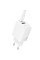 Сетевое зарядное устройство (зарядка) Borofone BN29 Fuente PD30W+QC3.0 (1USB-A/1C) - White - фото