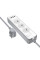 Удлинитель Borofone BAC9 Power PD20W (3USB-A/1C/3xSocket) (2m) - White - фото