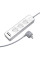 Удлинитель Borofone BAC9 Power PD20W (3USB-A/1C/3xSocket) (2m) - White - фото