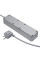 Удлинитель Borofone BAC9 Power PD20W (3USB-A/1C/3xSocket) (2m) - White - фото