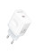 Мережевий зарядний пристрій (зарядка) Borofone BA99A Breeze PD20W (1USB-C) - White - фото