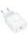Мережевий зарядний пристрій (зарядка) Borofone BA99A Breeze PD20W (1USB-C) - White - фото