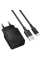 Сетевое зарядное устройство (зарядка) Borofone BAS71A Source 10.5W (1USB-A) + кабель USB to Type-C - Black - фото