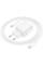 Мережевий зарядний пристрій (зарядка) Borofone BN27 Fuente PD20W+QC3.0 (1USB-A/1C) + кабель Type-C to Type-C - White - фото