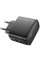 Мережевий зарядний пристрій (зарядка) Hoco CS63A Bright PD65W (1USB-A/1C) - Black - фото