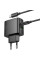 Сетевое зарядное устройство (зарядка) Hoco CS63A Bright PD65W (1USB-A/1C) + кабель Type-C to Type-C - Black - фото