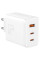 Сетевое зарядное устройство Baseus Cube Pro Fast Charger PD65W (1USB-A/2C) (P10111404) - Moon White - фото