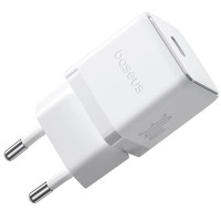 Сетевое зарядное устройство Baseus Palm Fast Charger PD30W (1USB-C) (P10111605113-00) Moon White