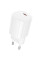 Сетевое зарядное устройство Borofone BA103A Pudding PD20W (1USB-C) - White - фото