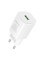 Сетевое зарядное устройство Borofone BA102A Pudding QC3.0 (1USB-A) + кабель USB to MicroUSB - White - фото