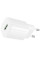 Сетевое зарядное устройство Borofone BA102A Pudding QC3.0 (1USB-A) + кабель USB to MicroUSB - White - фото