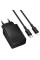 Мережевий зарядний пристрій Borofone BAS75A Source PD30W (1USB-C) + кабель Type-C to Lightning - Black - фото