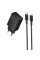 Сетевое зарядное устройство Borofone BAS73A Source PD20W (1USB-C) + кабель Type-C to Lightning - Black - фото