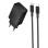 Сетевое зарядное устройство Borofone BAS73A Source PD20W (1USB-C) + кабель Type-C to Lightning - Black