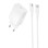 Сетевое зарядное устройство Borofone BAS73A Source PD20W (1USB-C) + кабель Type-C to Type-C - White