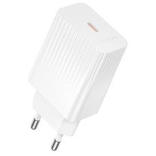 Мережевий зарядний пристрій Borofone BAS75A Source PD30W (1USB-C) White