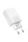 Сетевое зарядное устройство Borofone BAS75A Source PD30W (1USB-C) - White - фото