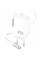 Сетевое зарядное устройство Amaya E220S PD20W GaN (1USB-C) + Retractable Cable Type-C - White - фото