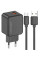 Сетевое зарядное устройство Amaya E111U QC3.0 18W (1USB-A) + кабель USB to Type-C - Black - фото