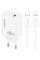 Сетевое зарядное устройство Amaya E76D PD30W (1USB-C) + кабель Type-C to Lightning - White - фото