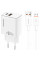 Сетевое зарядное устройство Amaya E67D PD20W+QC3.0 (1USB-A/1C) + кабель USB to MicroUSB - White - фото