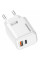 Сетевое зарядное устройство Amaya E43D PD20W (1USB-A/1C) - White - фото