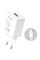 Мережевий зарядний пристрій Amaya M3 2.4A (1USB-A) + кабель USB to MicroUSB - White - фото