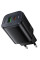 Мережевий зарядний пристрій Borofone BAS85A Star PD30W+QC3.0 (1USB-A/1C) - Black - фото