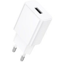 Мережевий зарядний пристрій Borofone BA110A Lemi 7.5W (1USB-A) - White