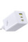 Мережевий зарядний пристрій Baseus EnerFill FE11 Fast Charger PD100W+QC3.0 (1USB-A/2C) (P101821) Moon White - фото