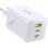 Мережевий зарядний пристрій Baseus EnerFill FE11 Fast Charger PD100W+QC3.0 (1USB-A/2C) (P101821) Moon White