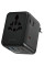 Сетевой универсальный переходник WIWU UA010 Warrior GaN 45W + 2USB-A/3C - Black - фото