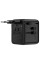 Сетевой универсальный переходник WIWU UA011 Warrior GaN 25W + 1USB-A/2C - Black - фото