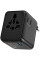 Сетевой универсальный переходник WIWU UA011 Warrior GaN 25W + 1USB-A/2C - Black - фото