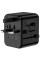 Сетевой универсальный переходник WIWU UA012 Warrior 12W + 1USB-A/1C - Black - фото