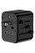 Сетевой универсальный переходник WIWU UA012 Warrior 12W + 1USB-A/1C - Black - фото