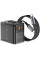Сетевой универсальный переходник WIWU UA013 20W GaN + 1USB-A/2C with retractable cable Type-C - Black - фото