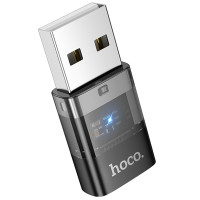 Переходник Hoco UA36C USB male to Type-C female USB2.0 Black