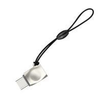 Перехідник Hoco UA8 MicroUSB to Type-C - Сталевий