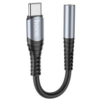 Переходник Hoco LS33 Type-C to 3,5 AUX Графит