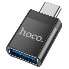 Переходник Hoco UA17 Type-C Male to USB Female USB3.0 - Черный