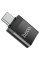 Переходник Hoco UA17 Type-C Male to USB Female USB3.0 - Черный - фото