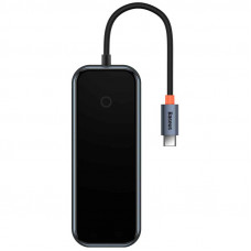 Переходник Baseus Hub AcmeJoy 5-Port Type-C (HDMI*1+USB3.0*2+USB2.0*1+Type-C PD&Data*1) (WKJZ) - Dark Gray