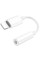 Переходник Hoco LS34 Lightning to 3.5mm AUX - White