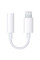 Перехідник Lightning to 3.5 mm Jack Audio Adapter for Apple (AAA) (box) - White