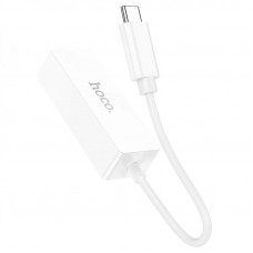 Переходник Hoco UA22 Acquire USB ethernet adapter (100 Mbps) - White