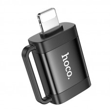 Перехідник Hoco UA31A OTG Lightning male to USB female - Black