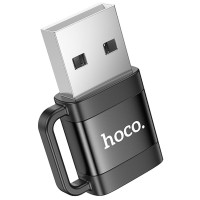Adattatore Hoco UA31D OTG USB male to Type-C female USB2.0 - Black