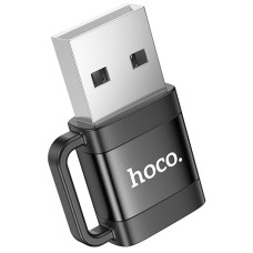 Перехідник Hoco UA31D OTG USB male to Type-C female USB2.0 - Black